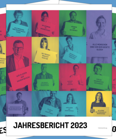 Cover des Jahresberichts 2023