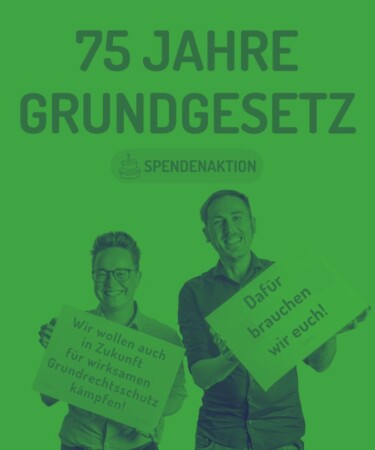 Spendenaktion 75 Jahre GG